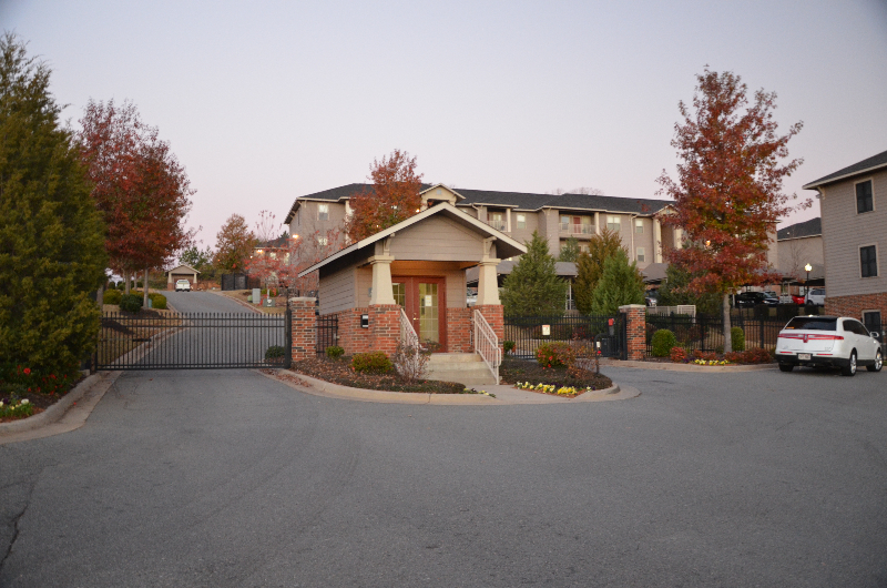 Gated community entrance at The Cedars At Wellington Lake